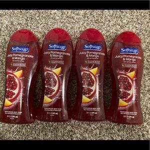 Softsoap Juicy Pomegranate & Mango Infusions Moisturizing Body Wash Bundle